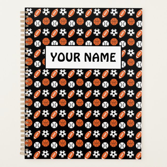 Funny Sports Balls Planer (Vorderseite)