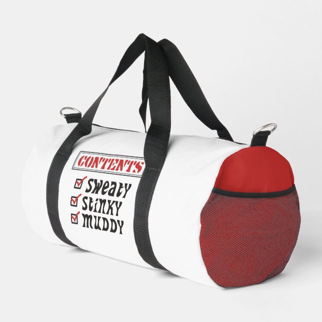 Funny Sports Duffle Bag (Rechte Ecke)