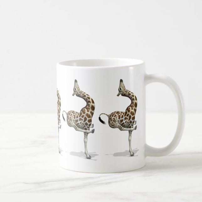 Funny Sporty Giraffe Tasse (Rechts)