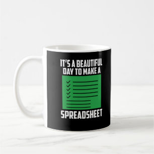 Funny Spreadsheet Accounting CPA Spaß Kaffeetasse