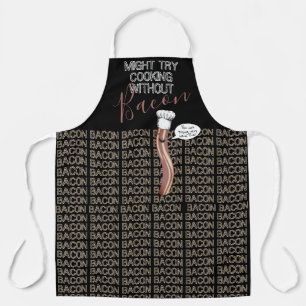 Funny sprechender Speck Koch Schweinefleisch Liebh Schürze
