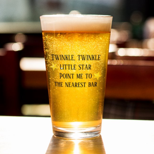 Funny Sprichwort Beer Drink Glass Pint Glitzer Glas (Von Creator hochgeladen)