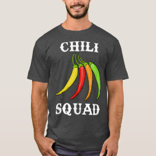 Funny Sprichwort Chili Squad Jalapeno Meican Food T-Shirt