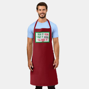 Funny Sprichwort Christmas Red Schürze