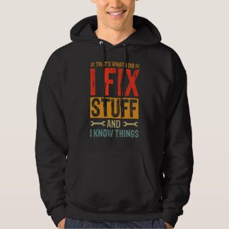 Funny Sprichwort - Das ist es, was ich mache ich r Hoodie