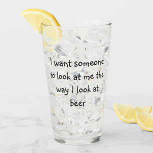 Funny Sprichwort Drink Beer Pint Glas