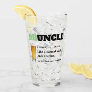 Funny Sprichwort - Druncel Funny Onkel Glas