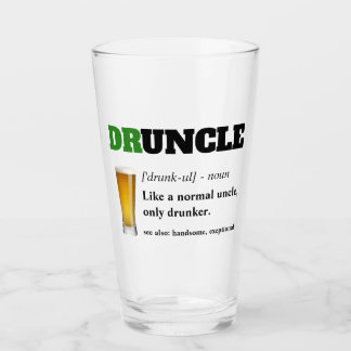 Funny Sprichwort - Druncel Funny Onkel Glas