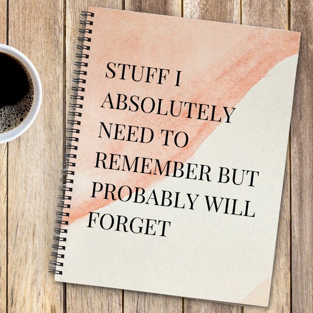 Funny Sprichwort für vergessene Leute zu tun pink Notizbuch (Von Creator hochgeladen)