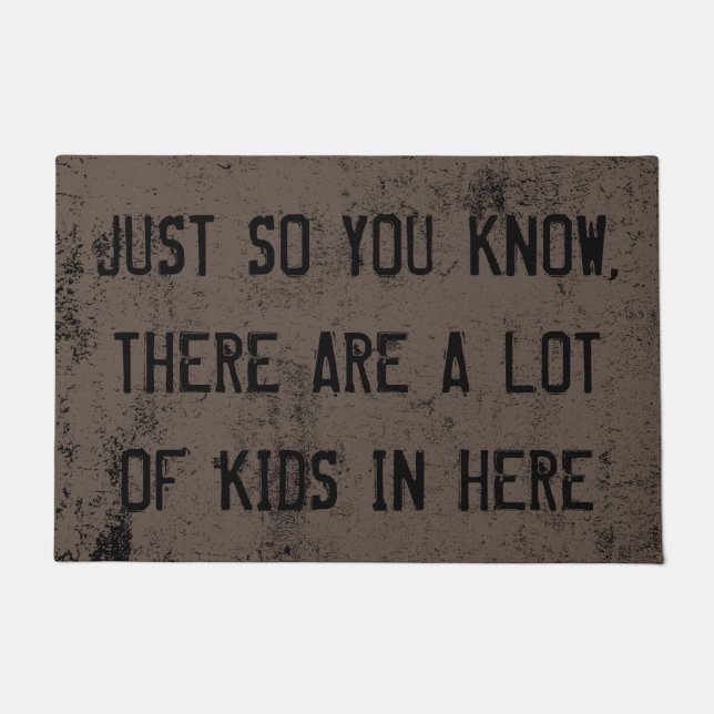 Funny Sprichwort Fußmatte (Vorderseite)