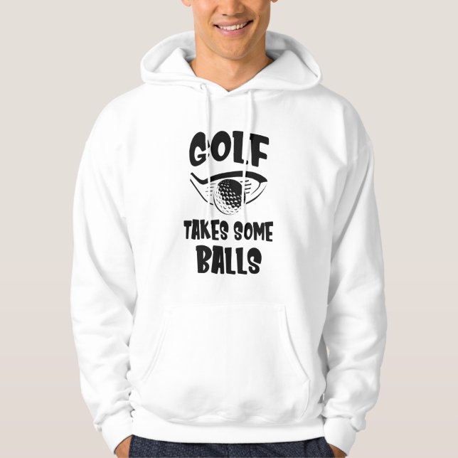 Funny Sprichwort Golf Golfer Hoodie (Vorderseite)