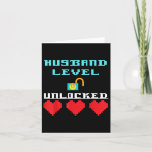 Funny Sprichwort Husband Level Unlocks Groom Karte