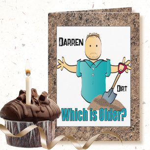 Funny Sprichwort Male Cartoon Altes Spaß Geburtsta Karte