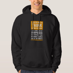 Funny Sprichwort Slogan Ich ziehe es vor, nicht zu Hoodie