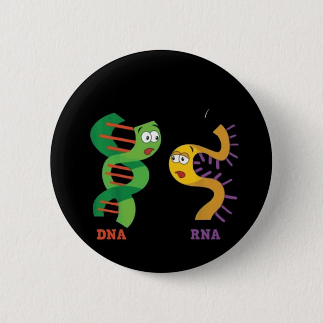 Funny Sprichwort Still Single DNA Immer RNA Button (Vorderseite)
