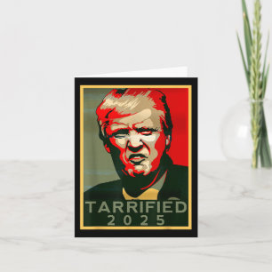 Funny Sprichwort Tarrified Tarried Funny Political Karte