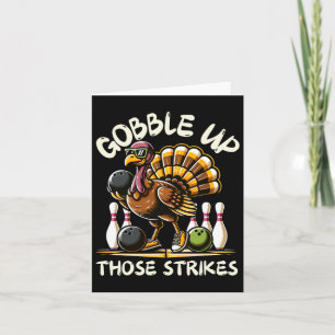 Funny Sprichwort Türkei spielt Bowling Erntedank H Karte