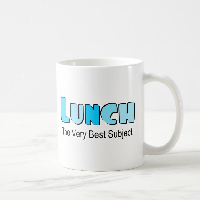 Funny Sprichwort über Mittag Kaffeetasse (Rechts)