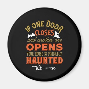 Funny Spuk House Inspiration Halloween Magnet