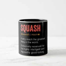 Funny Squash Definition Zweifarbige Tasse