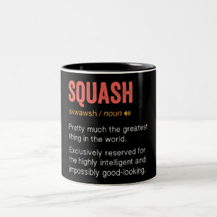 Funny Squash Definition Zweifarbige Tasse