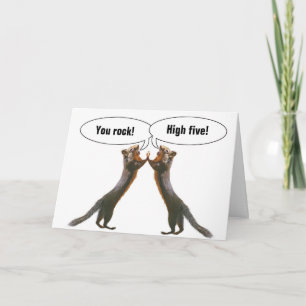 Funny Squirrel Birthday Card Karte