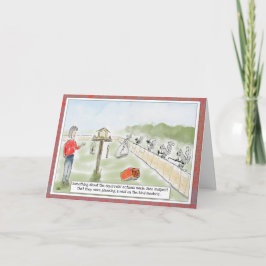 Funny Squirrel Cartoon Geburtstags Grußkarte Karte