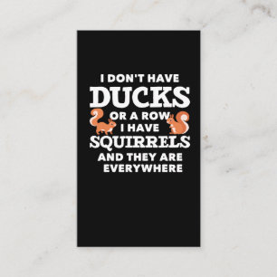 Funny Squirrel Joke Unglaublich witzig Rodent Spaß Visitenkarte