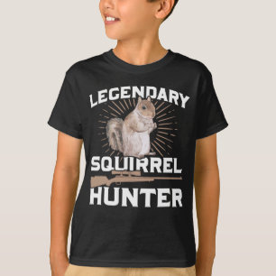 Funny Squirrel Junting Zitat Fresser Tierjäger T-Shirt