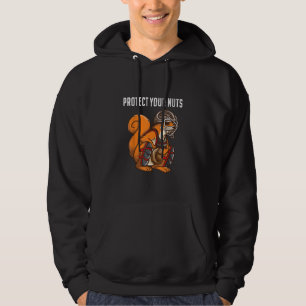 Funny Squirrel Lover Baseball Catcher Geschenk Boy Hoodie