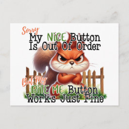 Funny Squirrel Postkarte