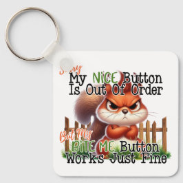 Funny Squirrel Schlüsselanhänger