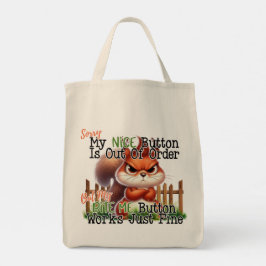 Funny Squirrel Tragetasche
