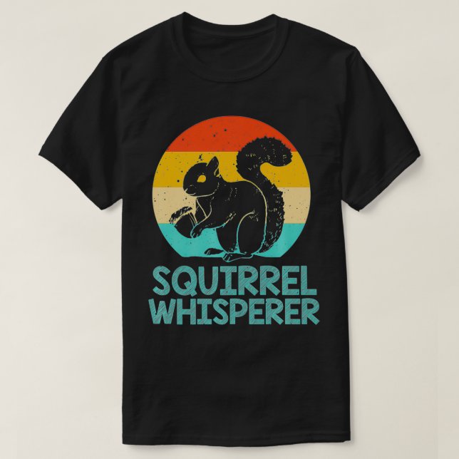 Funny Squirrel Whisperer Geschenk Eichhörnchen Lov T-Shirt (Design vorne)