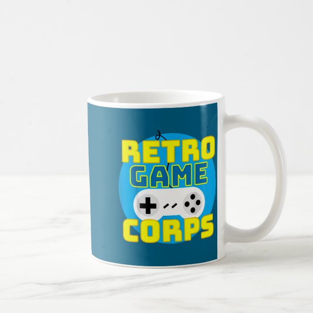 Funny Srt Game Lover Quote Retro Game Corps Basic  Kaffeetasse (Rechts)