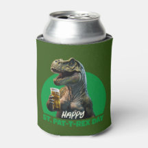 Funny St. Pat-T-Rex Celebration Bierliebhaber Dino