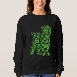 Funny St Patrick S Day Maltese Dog Kleeblatt irisc Sweatshirt