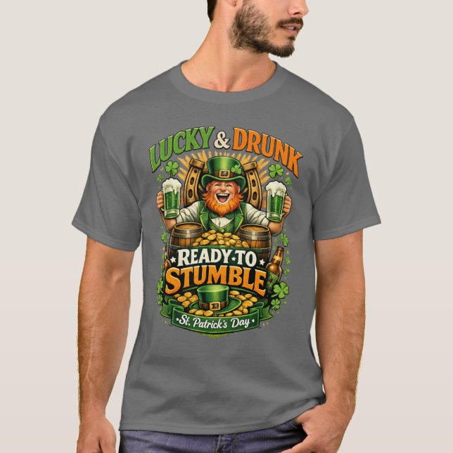Funny St. Patrick’s Day Shenanigans T-Shirt (Vorderseite)