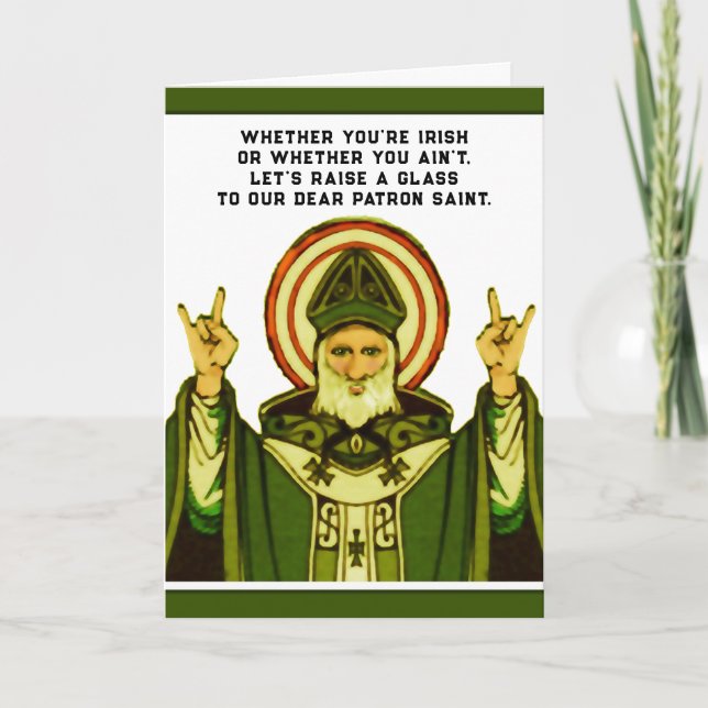 Funny St. Patrick's Day Card Karte (Vorderseite)