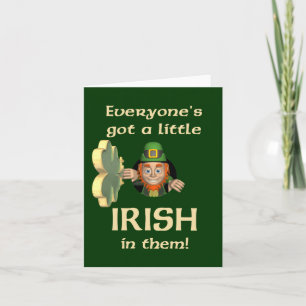Funny St. Patrick's Day Card Karte