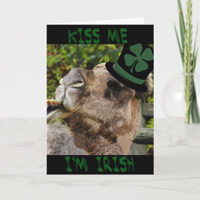 Funny St. Patrick's Day Card Karte (Vorderseite)