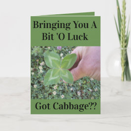 FUNNY ST PATRICK'S DAY CARD KARTE