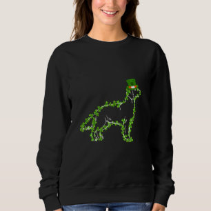 Funny St Patrick's Day Irish Golden Retriever mit Sweatshirt