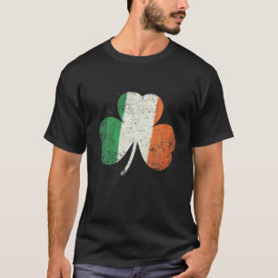 Funny St. Patrick's Day Irish Ireland Kleeblatt Fl T-Shirt