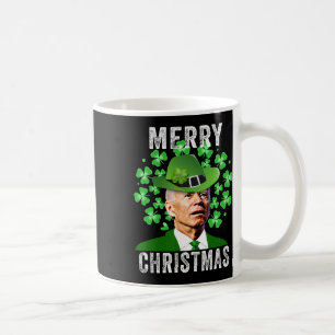 Funny St Patricks Day Joe Biden Confused Merry Ch Kaffeetasse