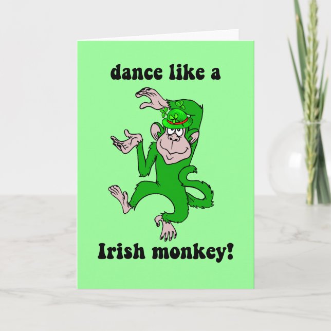 Funny St Patricks Day Karte (Vorderseite)