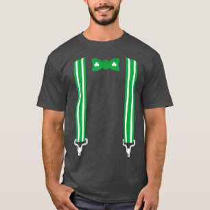 Funny St. Patricks Day Kleeblatt Bow Krawatte T-Shirt