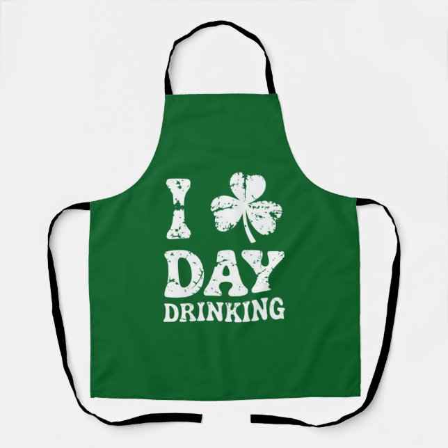 Funny St. Patricks Day Party St Pats Sonnenbrand t Schürze (Vorderseite)
