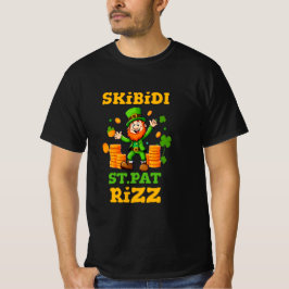 Funny St. Patrick's Day Skibidi Leprechaun T-Shirt