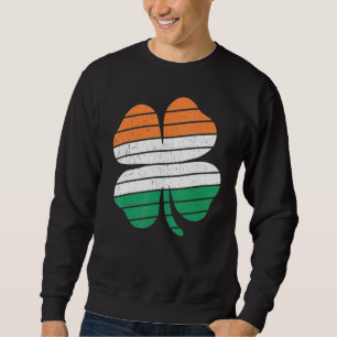 Funny St Patricks Day Vintag Retro Cloud Irland Sweatshirt